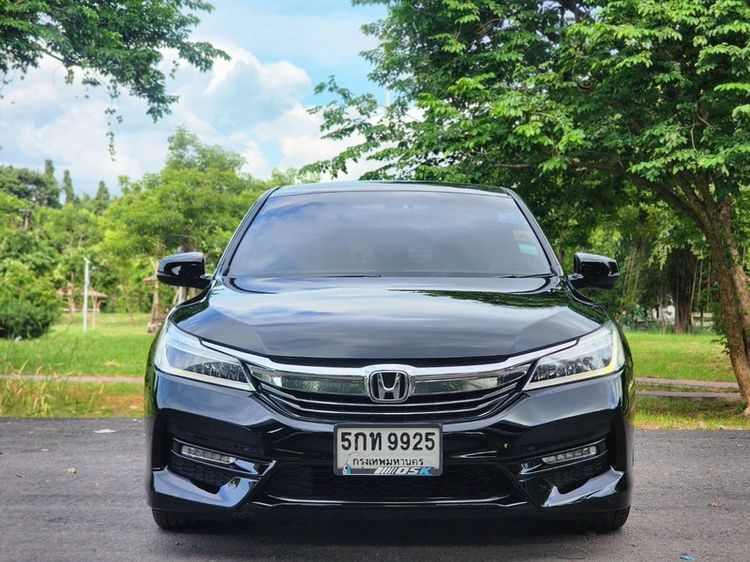 Honda Accord 2016 2.0 EL Sedan เบนซิน ไม่ติดแก๊ส เกียร์อัตโนมัติ ดำ