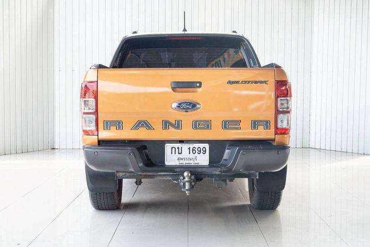 Ford Ranger 2019 2.0 Bi-Turbo 4WD Pickup ดีเซล ไม่ติดแก๊ส เกียร์อัตโนมัติ ส้ม รูปที่ 3