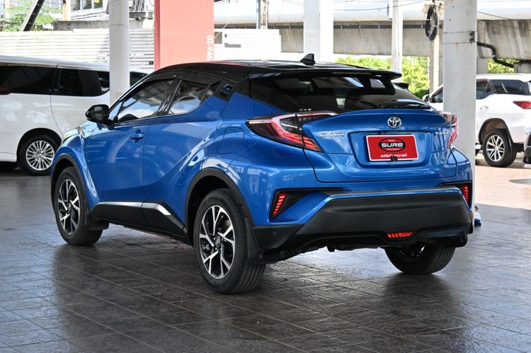 Toyota C-HR 2019 1.8 Hybrid Hi Utility-car ไฮบริด ไม่ติดแก๊ส เกียร์อัตโนมัติ ฟ้า รูปที่ 4