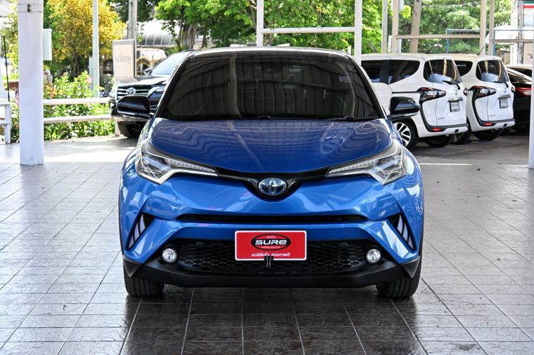 Toyota C-HR 2019 1.8 Hybrid Hi Utility-car ไฮบริด ไม่ติดแก๊ส เกียร์อัตโนมัติ ฟ้า รูปที่ 2