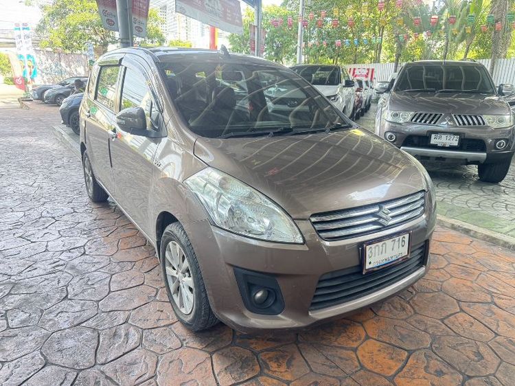 Suzuki Ertiga 2014 1.4 GL Utility-car เบนซิน ไม่ติดแก๊ส เกียร์อัตโนมัติ น้ำตาล