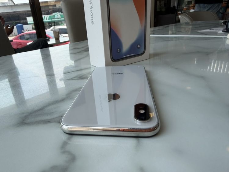 iPhone X สีขาว 256 GB ตัว Top เครื่องศูนย์ไทย โมเดล Th สภาพสวย สแกนใบหน้าปกติ รูปที่ 6