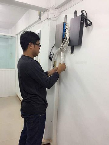 บริการติดตั้งเดินสายแลนสายไฟสายกล้องวงจรปิดcctvสายโทรศัพท์ รูปที่ 8