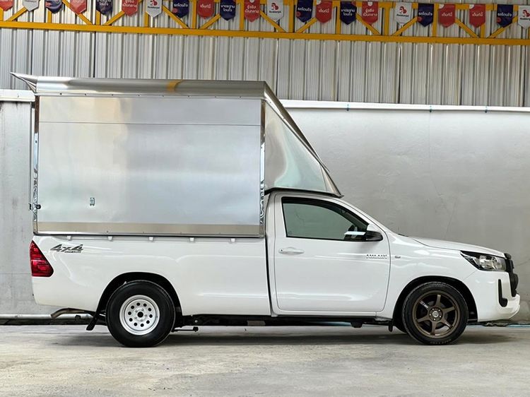 Toyota Hilux Revo 2021 2.4 Entry Pickup ดีเซล ไม่ติดแก๊ส เกียร์ธรรมดา ขาว รูปที่ 4