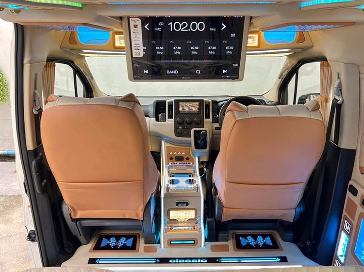 Toyota Commuter 2022 2.8 Van ดีเซล ไม่ติดแก๊ส เกียร์ธรรมดา ขาว รูปที่ 4