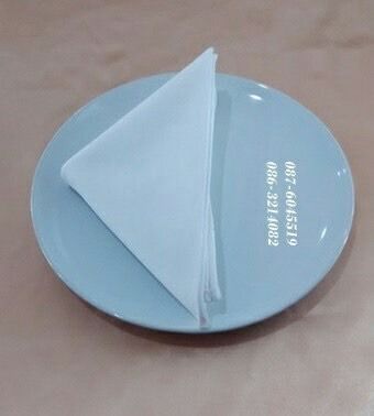 รับผลิตและจำหน่าย ผ้าเช็ดปาก (แนปกิ้น)  มีทุกขนาด ทุกสีตามการใช้งาน รูปที่ 5