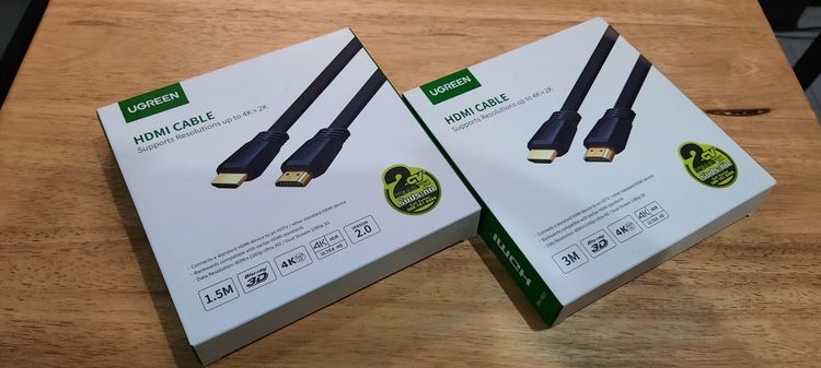 สายเคเบิลและตัวแปลง แพคคู่ 4K HDMI Cable UGREEN 1.5 + 3 M