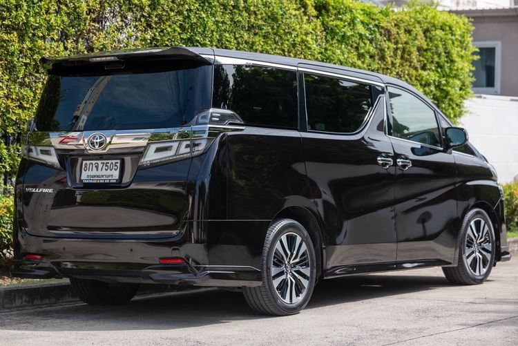 Toyota Vellfire 2018 2.5 Van เบนซิน ไม่ติดแก๊ส เกียร์อัตโนมัติ ดำ รูปที่ 4