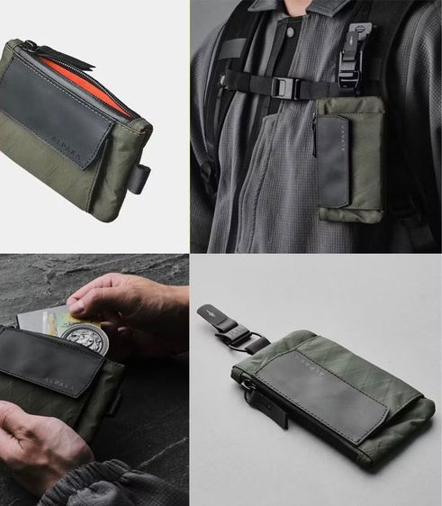 กระเป๋าสตางค์ Alpaka  Zip Pouch Coin  XPAC  รูปที่ 2