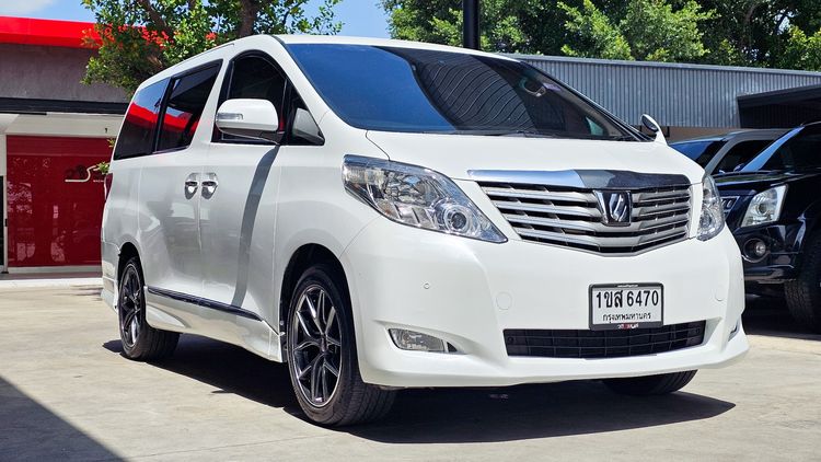 Toyota Alphard 2010 2.4 V Utility-car เบนซิน ไม่ติดแก๊ส เกียร์อัตโนมัติ ขาว รูปที่ 3