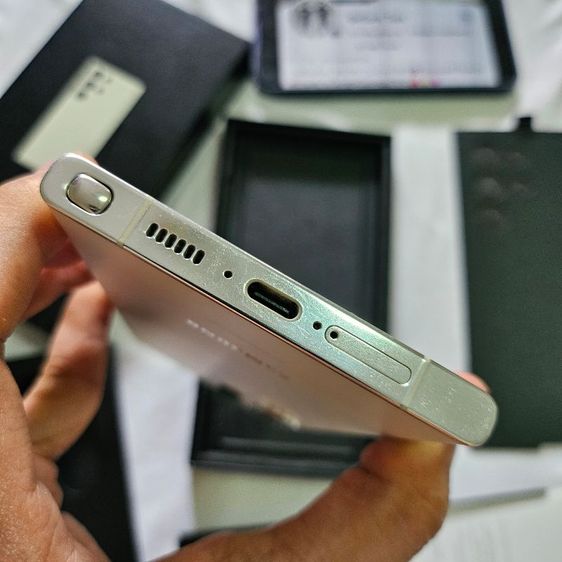Samsung S23 ultra 5G 256g ศูนย์ไทยTh สีครีม มีกล่อง  ได้รับเคลมเปลี่ยนจอ และแบตใหม่ศูนย์ ประกันอะไหล่90วัน ใช้งานดีเยี่ยมครับ รูปที่ 7