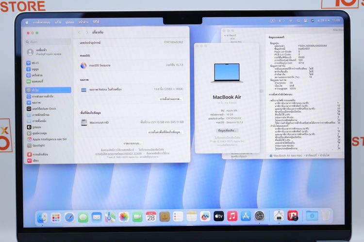 MacBook Air M4 13" 16.256GB รูปที่ 2