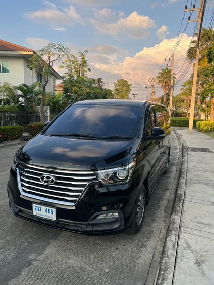 Hyundai H-1 2019 2.5 Elite Van ดีเซล ไม่ติดแก๊ส เกียร์อัตโนมัติ ดำ รูปที่ 2
