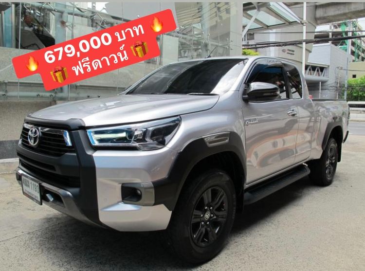 รถ Toyota Hilux Revo 2.4 Prerunner Mid สี เทา
