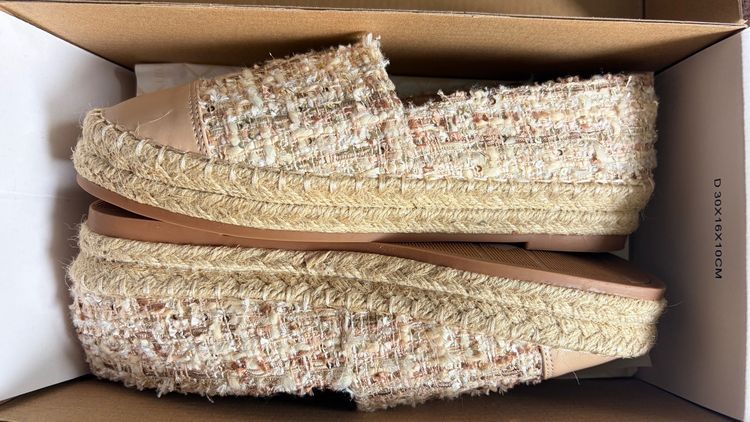 MINX รุ่น Chloe tweed extra soft รองเท้าพื้นสาน พื้นนุ่ม ลายผ้าลิมิเตด minxshoes รูปที่ 2