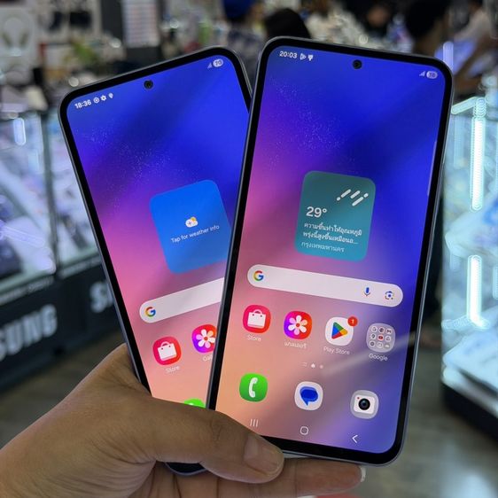 Galaxy A54 256 GB Samsung A54 5G 256GB สีม่วง เครื่องศูนย์ สภาพสวยมาก จอ6.4นิ้ว แรม8รอม256 กล้อง50ล้าน(3ตัว)🔥🔥