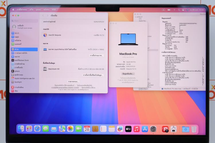 MacBook Pro M4 Pro 14" 24.512GB Batt100 09.2026 รูปที่ 2