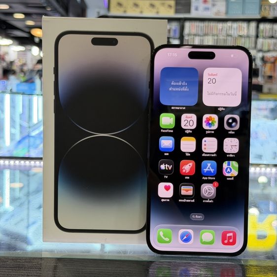 ยี่ห้ออื่นๆ 128 GB iPhone14 Pro Max 128GB สีดำ เครื่องศูนย์ สภาพสวยมาก สุขภาพแบต80% เครื่องใช้งานดีเยี่ยม ครบยกกล่อง🥰🥰