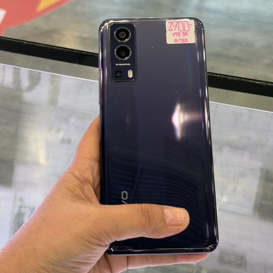 Vivo Y72 5G สีดำ เครื่องศูนย์ สภาพสวยมากๆ จอ6.58นิ้ว แรม8รอม128 Dimensity700 กล้อง64ล้าน(3ตัว)🔥🔥 รูปที่ 2
