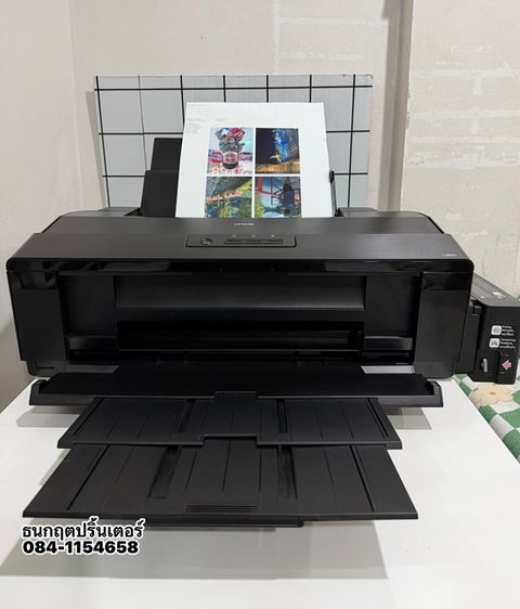 พริ้นเตอร์อิงค์แท้งค์ ปริ้นเตอร์EPSON พร้อมใช้งาน ปริ้นA3 (ปริ้นอย่างเดียว)มือสอง อุปกรณ์ครบ
