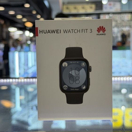 โลหะ หลากสี Huawei Watch Fit3 สีดำ,ขาว  เครื่องศูนย์ สภาพสวยมากๆ ขนาด43mm. สมาร์ทวอทช์ฟังชั่นเยอะ ใช้งานดีเยี่ยม ครบยกกล่อง🔥🔥