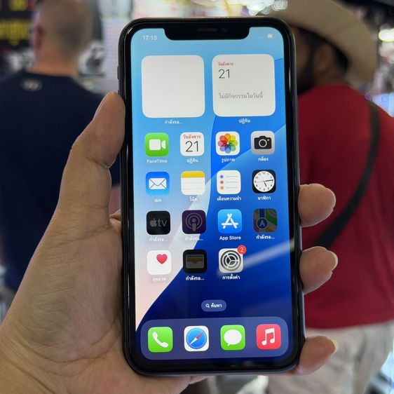 iPhone11 64GB สีดำ เครื่องศูนย์ โมเดลTH สภาพสวยมาก สุขภาพแบต100%(แบตใหม่) เครื่องใช้งานดีเยี่ยม🔥🔥