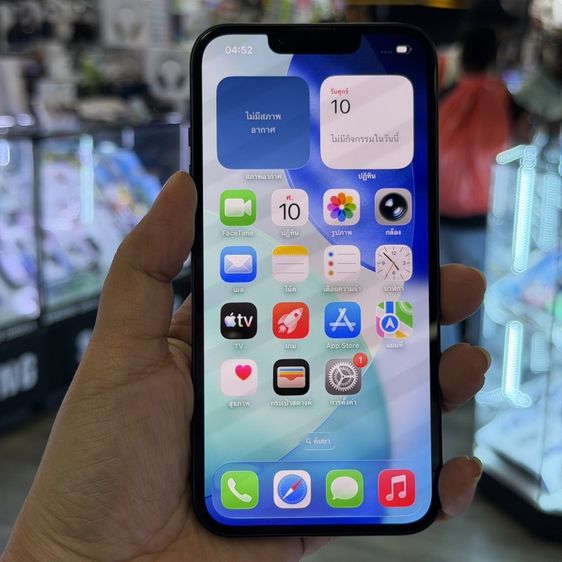 128 GB iPhone13 128GB สีดำ เครื่องศูนย์ โมเดลTH สภาพสวยมากๆ🔥🔥