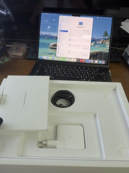 Macbook pro M5 14 นิ้ว แรม16 ssd 512 รอบชาร์จ 3 รอบ ประกันถึง กพ. 27 ครบกล่อง สภาพสวยใสไร้ที่ติค่ะ รูปที่ 11