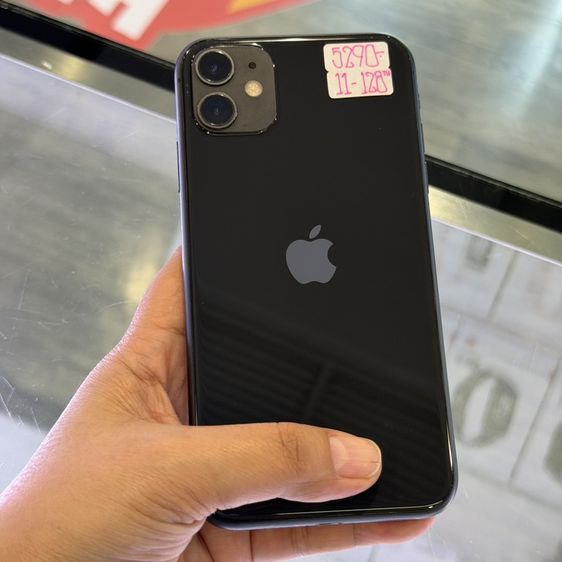 iPhone11 128GB สีดำ เครื่องศูนย์ โมเดลTH สภาพสวยมาก จอไบร์ทล่างนิด สุขภาพแบต100%(แบตใหม่)🔥🔥 รูปที่ 2