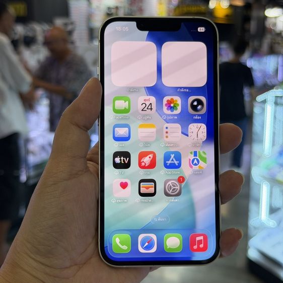 iPhone13 128GB สีขาว เครื่องศูนย์ โมเดลTH สภาพสวยมากๆ🔥🔥