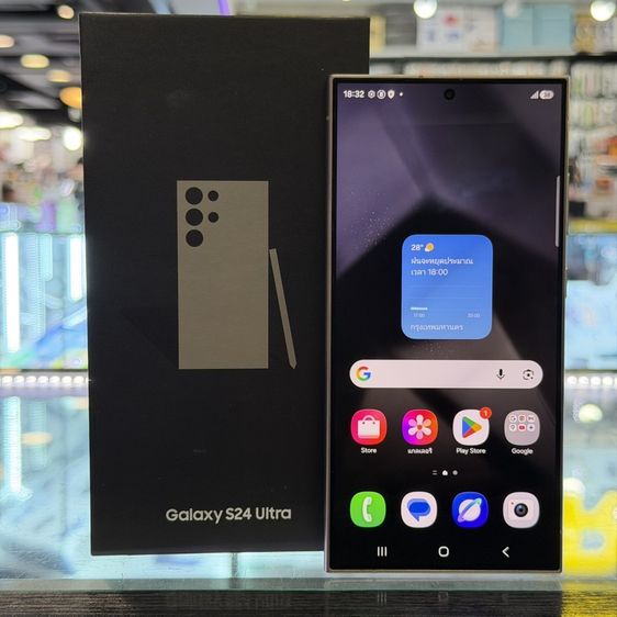 Galaxy S24 Ultra 256 GB Samsung S24 Ultra 256GB Titanium เครื่องศูนย์ สภาพสวยมากๆ จอ6.8นิ้ว แรม12รอม256 Snap8 Gen3 กล้อง200ล้าน(4ตัว) ครบยกกล่อง❤️❤️
