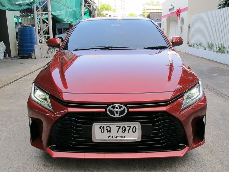 Toyota Yaris ATIV 2024 1.2 Premium Sedan เบนซิน ไม่ติดแก๊ส เกียร์อัตโนมัติ ส้ม รูปที่ 3