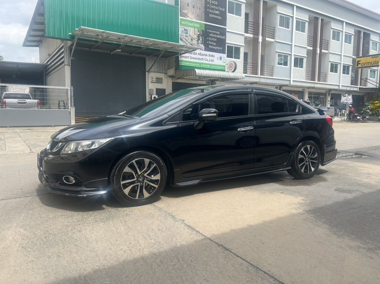 Honda Civic 2015 1.8 E i-VTEC Sedan เบนซิน เกียร์อัตโนมัติ ดำ รูปที่ 3