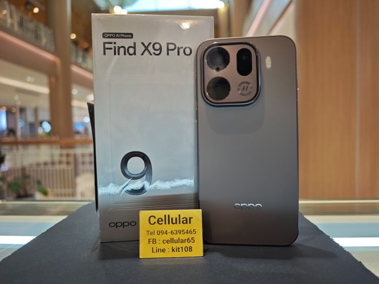 อื่นๆ 512 GB OPPO Find X9 Pro 512GB สวยไร้รอย ประกันศูนย์ไทย11เดือนกว่า ครบกล่อง