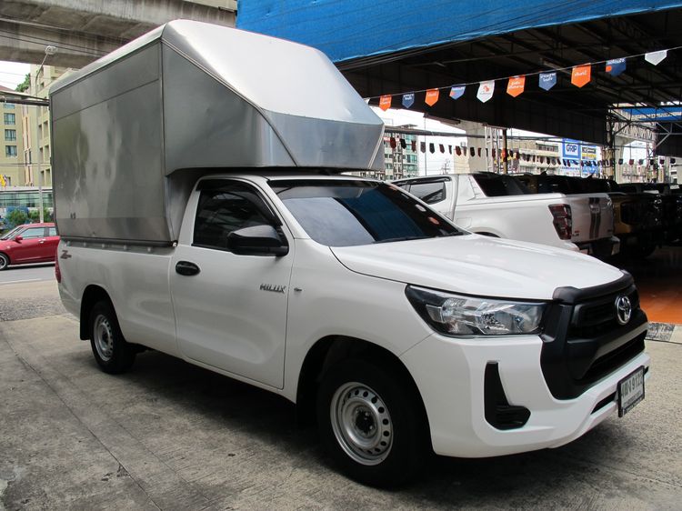 Toyota Hilux Revo 2025 2.4 Entry Pickup ดีเซล ไม่ติดแก๊ส เกียร์อัตโนมัติ ขาว รูปที่ 2