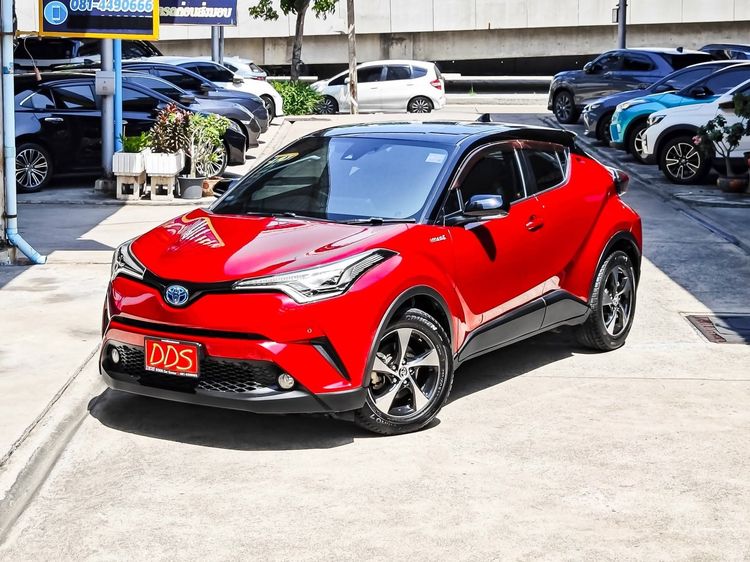 Toyota C-HR 2019 1.8 HV Hi Utility-car เบนซิน เกียร์อัตโนมัติ แดง รูปที่ 2