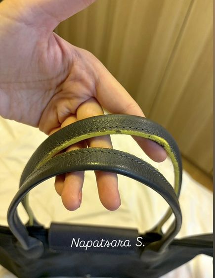 Longchamp Le Pliage Club สี Graphite Size S (M) สภาพยังสวย ของแท้แน่นอน รูปที่ 6