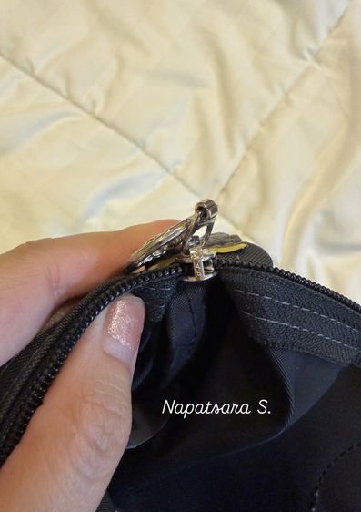 Longchamp Le Pliage Club สี Graphite Size S (M) สภาพยังสวย ของแท้แน่นอน รูปที่ 8