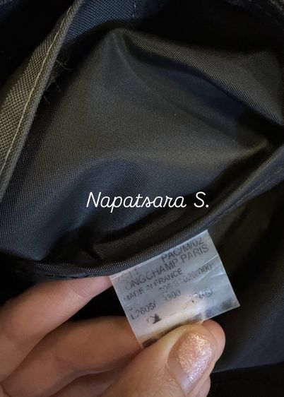 Longchamp Le Pliage Club สี Graphite Size S (M) สภาพยังสวย ของแท้แน่นอน รูปที่ 10