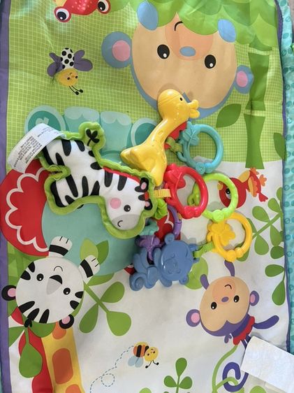 Fisher-Price รุ่น Rainforest Friends 3-in-1 มาพร้อมโมบายล์ตุ๊กตาหลากสี มือ2ญี่ปุ่นสภาพสิ้นค้าไม่มีตำหนิ ราคารวม รูปที่ 3