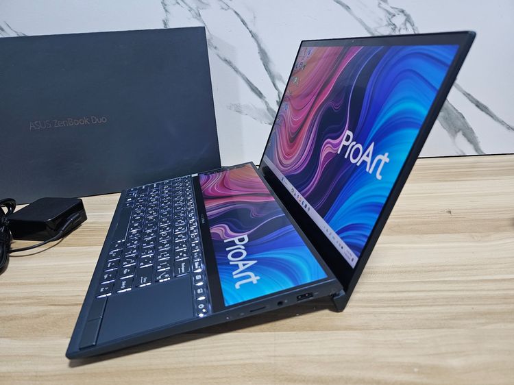 Asus ZenBook Duo i7-10510U+Ram16+ssd1Tb+Touchscreen+Pen+2จอ Srgb100 รูปที่ 6