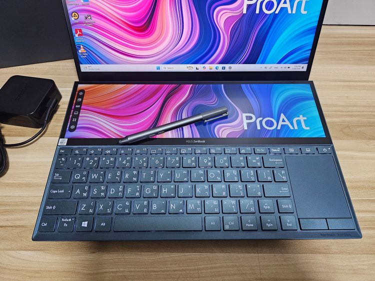 Asus ZenBook Duo i7-10510U+Ram16+ssd1Tb+Touchscreen+Pen+2จอ Srgb100 รูปที่ 3