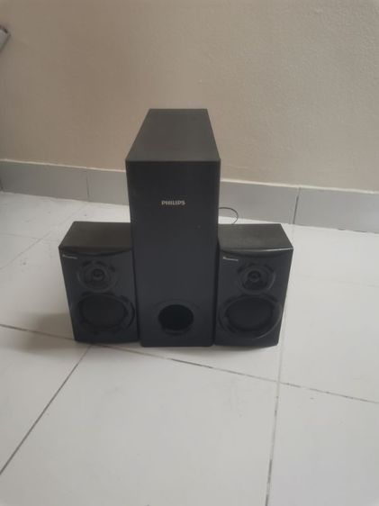 Philips ลำโพงแยกชิ้น และซับวูฟเฟอร์ ชุด​ลำโพง​ กลาง​ เบส