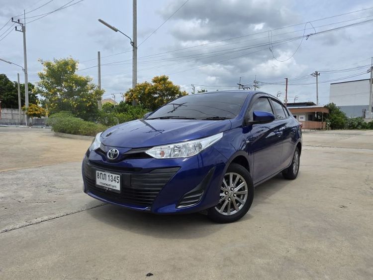 Toyota Yaris ATIV 2019 1.2 J Sedan เบนซิน ไม่ติดแก๊ส เกียร์อัตโนมัติ น้ำเงิน รูปที่ 3