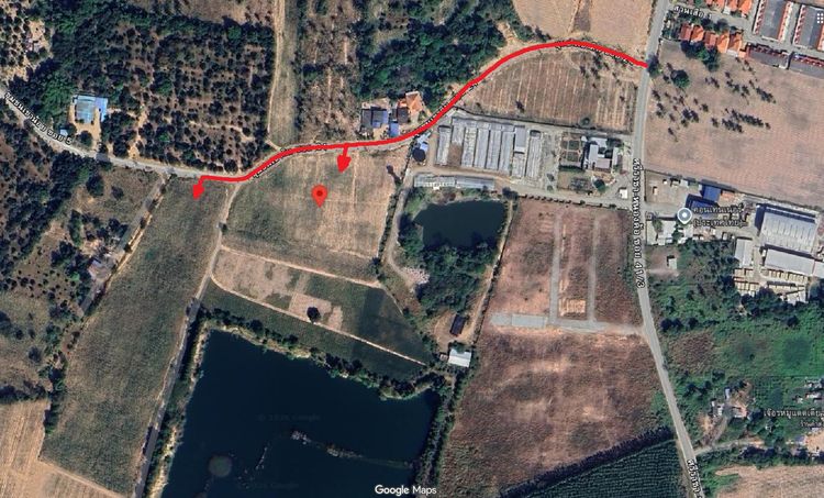 ขายที่ดินศรีราชา 24 ไร่ 1 งาน 35 ตร.ว. ต.หนองขาม ใกล้มอเตอร์เวย์สาย 7 หน้ากว้าง 175 m ผังเมืองสีเหลือง รูปที่ 3