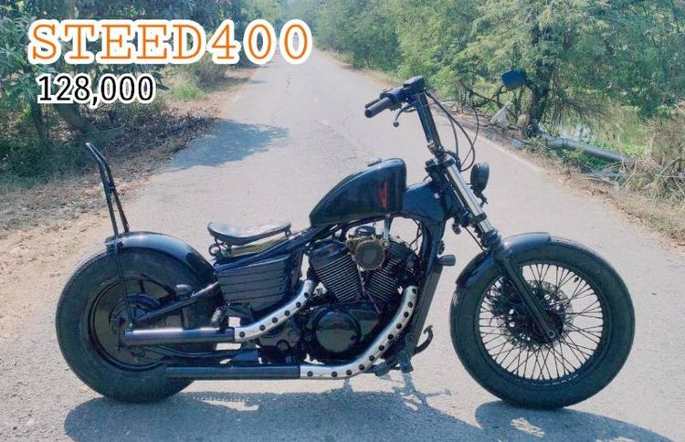 1991 Honda STEED400cc แต่งหล่อพร้อมป้ายมะเบียนเลขสวย 9 ชลบุรี หาอยู่รับรองไม่ผิดหวัง