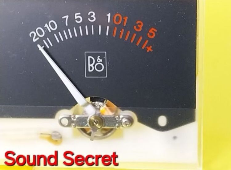 VU Meter เข็ม มิเตอร์เข็มคู่ วินเทจ B&O รูปที่ 7