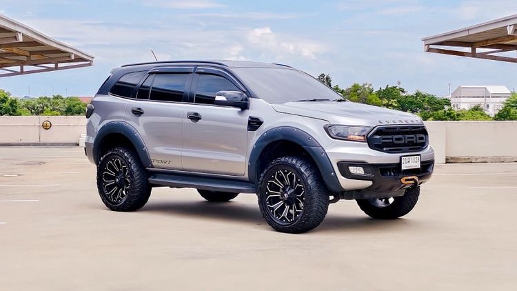 Ford Everest 2021 2.0 Turbo Sport Utility-car ดีเซล ไม่ติดแก๊ส เกียร์อัตโนมัติ เทา รูปที่ 4