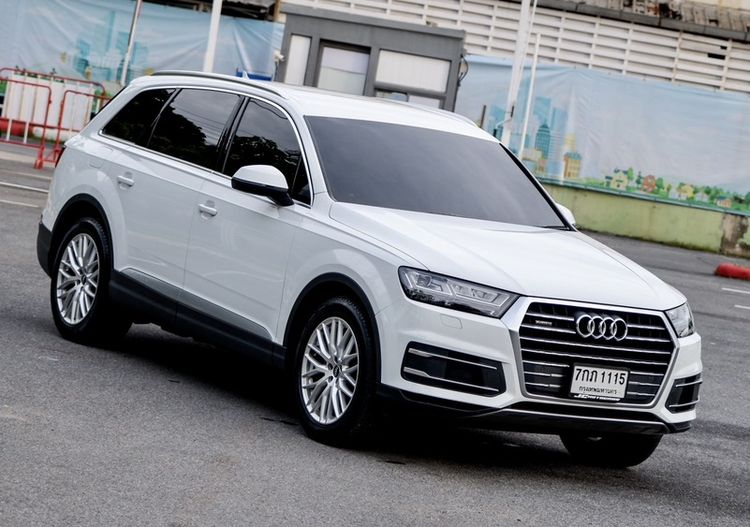 Audi Audi Q7 2018 2.0 TFSI quattro 4WD Sedan เบนซิน ไม่ติดแก๊ส เกียร์อัตโนมัติ ขาว รูปที่ 3