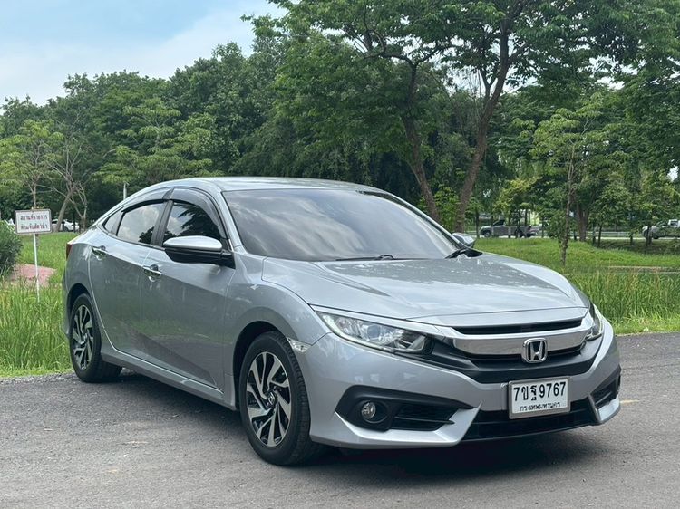 Honda Civic 2018 1.8 EL i-VTEC Sedan เบนซิน ไม่ติดแก๊ส เกียร์อัตโนมัติ เทา รูปที่ 2